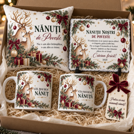 Seturi Cadou Personalizate de Craciun - Set cadou de Craciun pentru nanuti