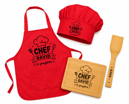 Seturi Cadou Personalizate - Set personalizat pentru copii „Micul Chef”