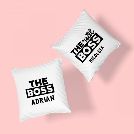 Perne personalizate - Perne personalizate pentru The boss