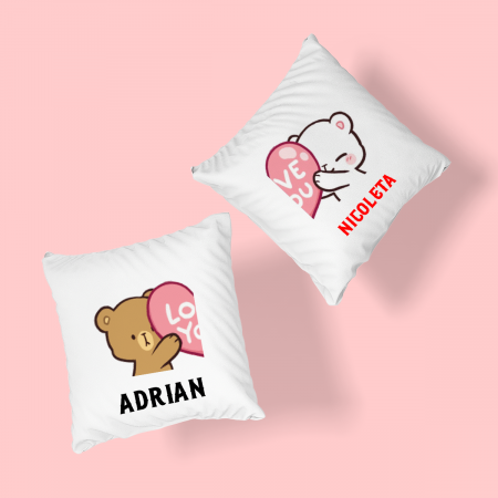 Perne personalizate - Perne personalizate cu mesaj Bears
