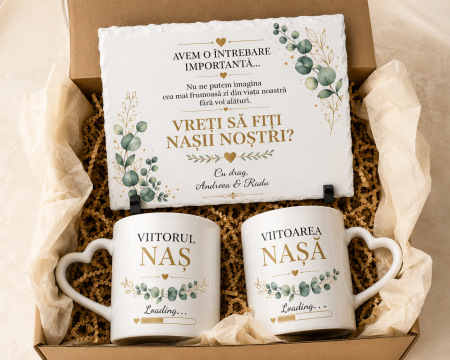 Seturi Cadou Personalizate - Set cerere nasi personalizat