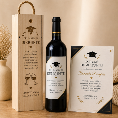 Cadouri absolvire - Set personalizat cadou pentru diriginte