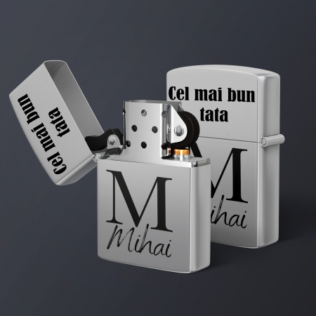 Brichete personalizate - Bricheta personalizata cu mesaj si monograma