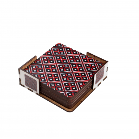 Set cu 6 Suporturi pentru Pahare model geometric [1]