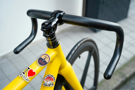 Stickere personalizate I love my bike 6 cm [2]