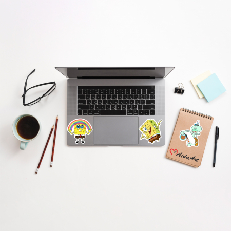 Stickere personalizate Spongebob squarepants 6 cm [1]