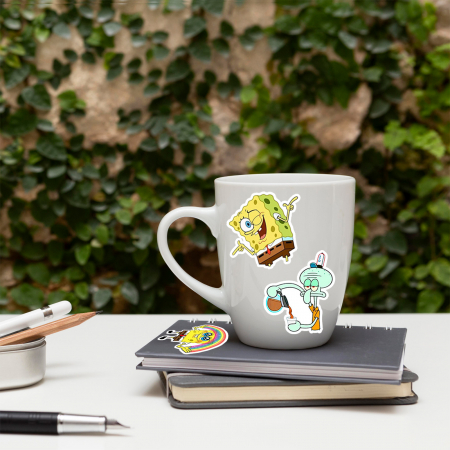 Stickere personalizate Spongebob squarepants 6 cm [2]