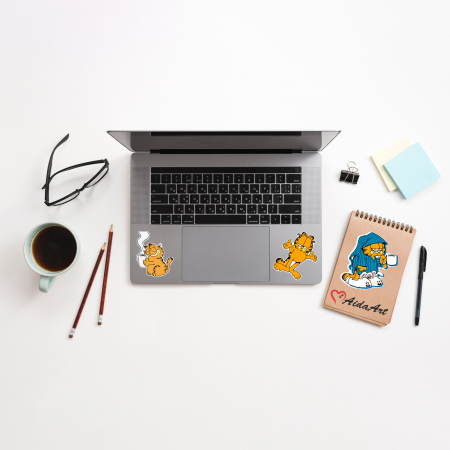 Stickere personalizate Garfield 6 cm [1]