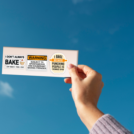 Stickere personalizate Baking 6 cm [1]
