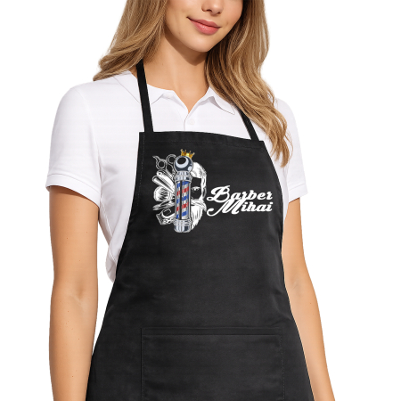 Textile Personalizate - Sort personalizat pentru frizer Sharp Style