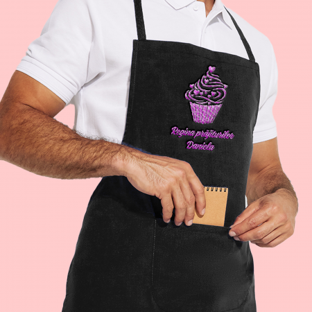 Sorturi - Sort personalizat prin brodare Regina prajiturilor