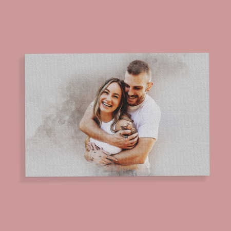 Tablouri personalizate - Tablou personalizat cu o poza Watercolor