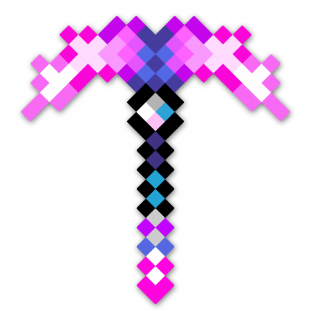 Jucarii - Tarnacop Minecraft Pink Pickaxe 44x32 cm
