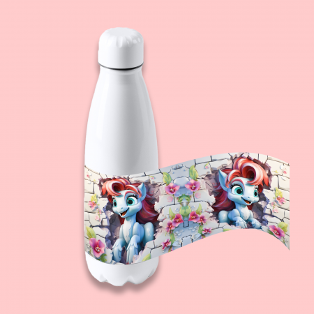 Termosuri personalizate - Termos personalizat cu imagine si nume Unicorn