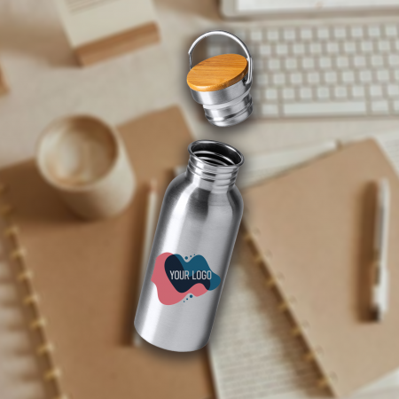 Termosuri personalizate - Termos personalizat cu imagine din otel inoxidabil 650 ml