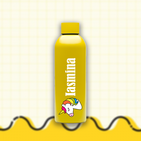 Termosuri personalizate - Termos personalizat cu nume si imagine din otel inoxidabil 800 ml