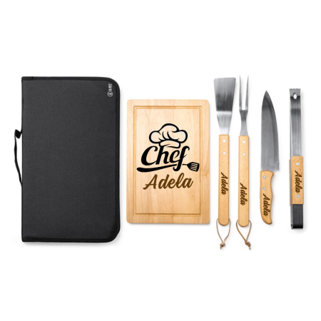 Tocatoare personalizate - Set barbecue personalizat prin gravare