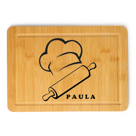 Tocatoare personalizate - Tocator personalizat cu nume Boneta