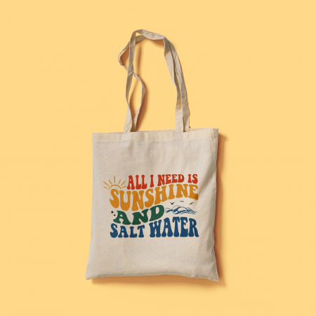 Sacose - Tote Bag personalizat All I need is Sunshine