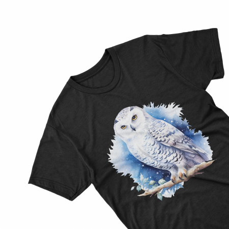 Tricouri - Tricouri personalizate cu poza Bufnita Watercolor Hedwig