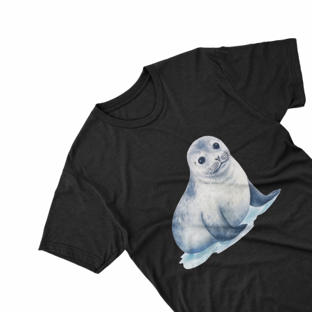 Tricouri personalizate - Tricouri personalizate cu poza Foca pui