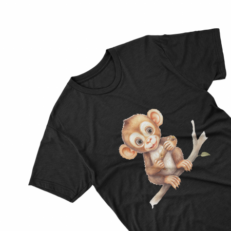 Tricouri personalizate cu poza Maimuta Watercolor cu urechi mari [1]