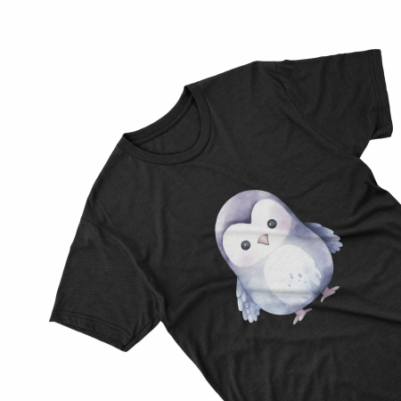 Tricouri personalizate cu poza Pinguin Watercolor dragalas