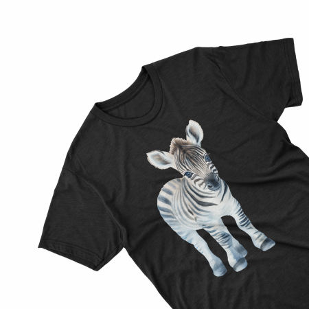Tricouri personalizate cu poza Zebra Watercolor [1]
