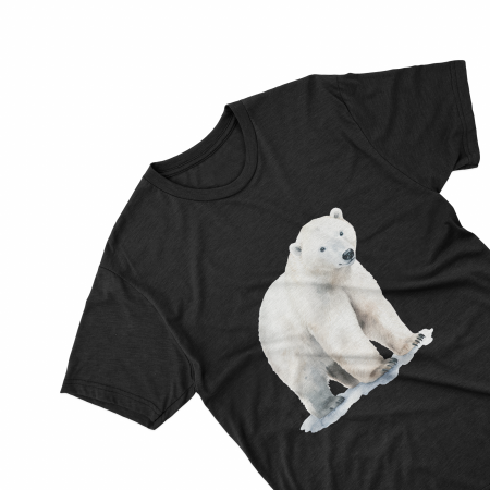 Tricouri - Tricouri personalizate cu poza Urs polar Watercolor adult