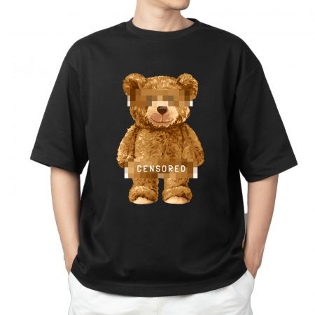 Tricouri personalizate - Tricouri personalizate cu ursulet Censored