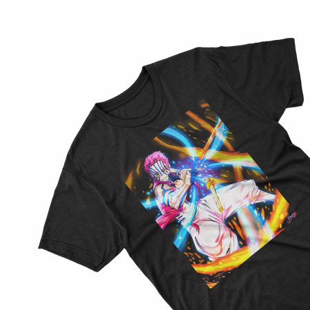 Tricouri - Tricouri personalizate cu anime Demon slayer Akaza negru