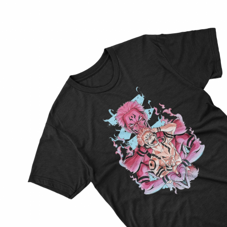 Textile Personalizate - Tricouri personalizate cu anime Jujutsu Kaisen Sukuna negru