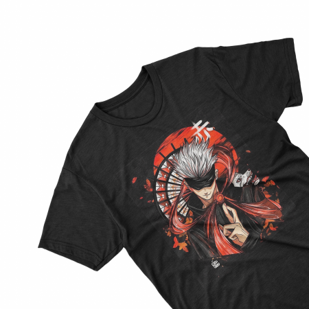 Textile Personalizate - Tricouri personalizate cu anime Jujutsu Kaisen Gojo negru