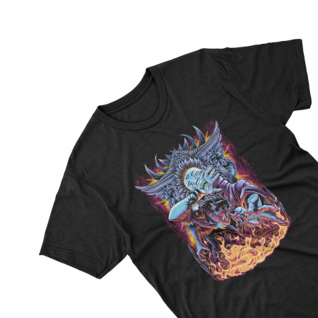 Textile Personalizate - Tricouri personalizate cu anime Jujutsu Kaisen abstract negru