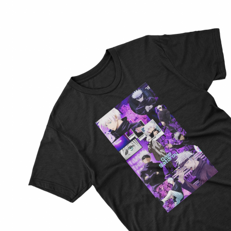 Textile Personalizate - Tricouri personalizate cu anime Jujutsu Kaisen Satorou negru