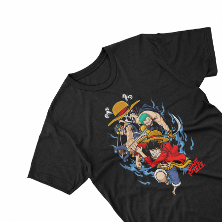 Tricouri personalizate - Tricouri personalizate cu anime One Piece Usopp negru