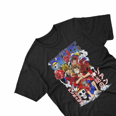 Tricouri personalizate - Tricouri personalizate cu anime One Piece Season one negru