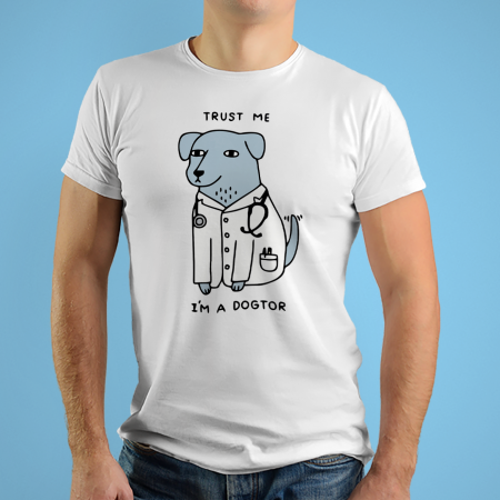 Tricouri personalizate cu mesaj I'm a dogtor [1]