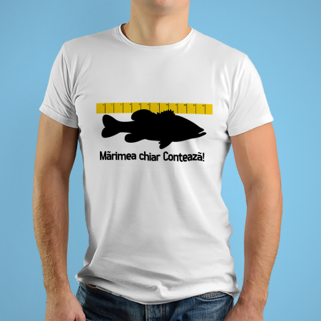 Tricouri personalizate - Tricouri personalizate cu mesaj Marimea conteaza