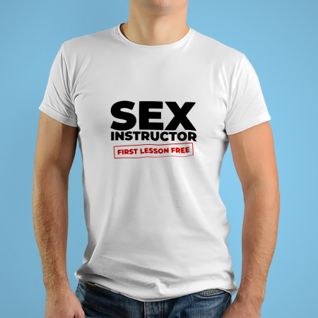 Tricouri personalizate - Tricouri personalizate cu mesaj Sex instructor