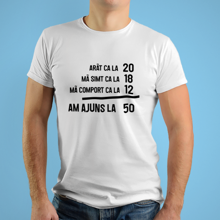 Tricouri personalizate - Tricouri personalizate cu mesaj Arat ma simt ma comport