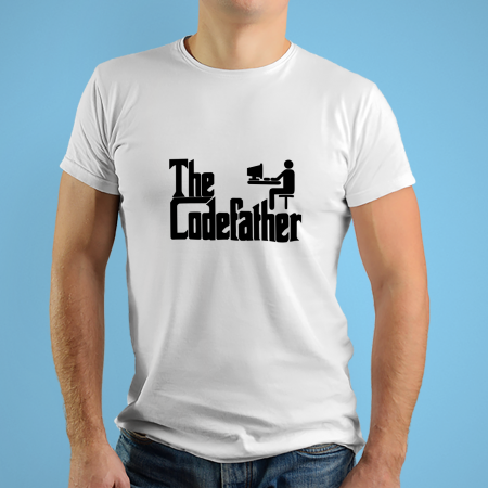 Textile Personalizate - Tricouri personalizate cu mesaj The codefather