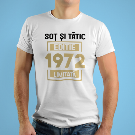 Tricouri personalizate - Tricouri personalizate cu mesaj Sot si tatic editie limitata