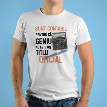 Tricouri personalizate cu mesaj Sunt contabil [2]
