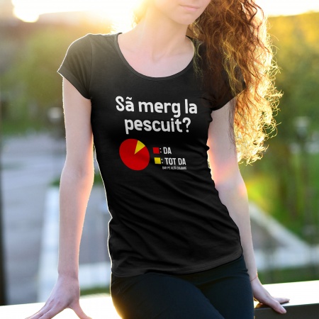 Tricouri personalizate cu mesaj Sa merg la pescuit? [1]