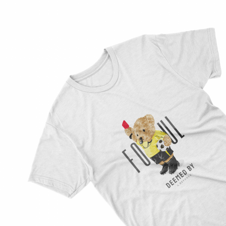 Textile Personalizate - Tricouri personalizate cu ursulet Foul alb