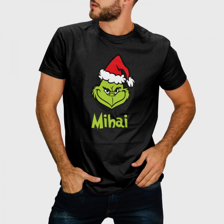 Tricouri personalizate - Tricou Personalizat cu Nume Grinch