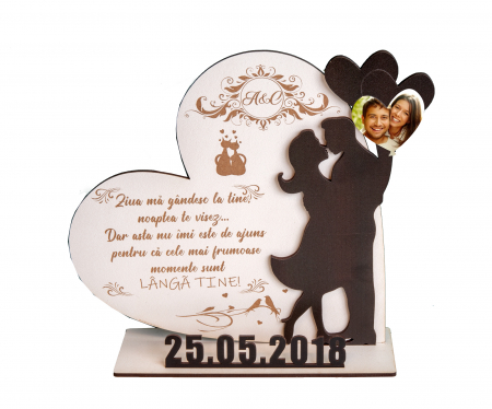 Trofee - Trofeu Personalizat cu mesaj La multi ani Relatie