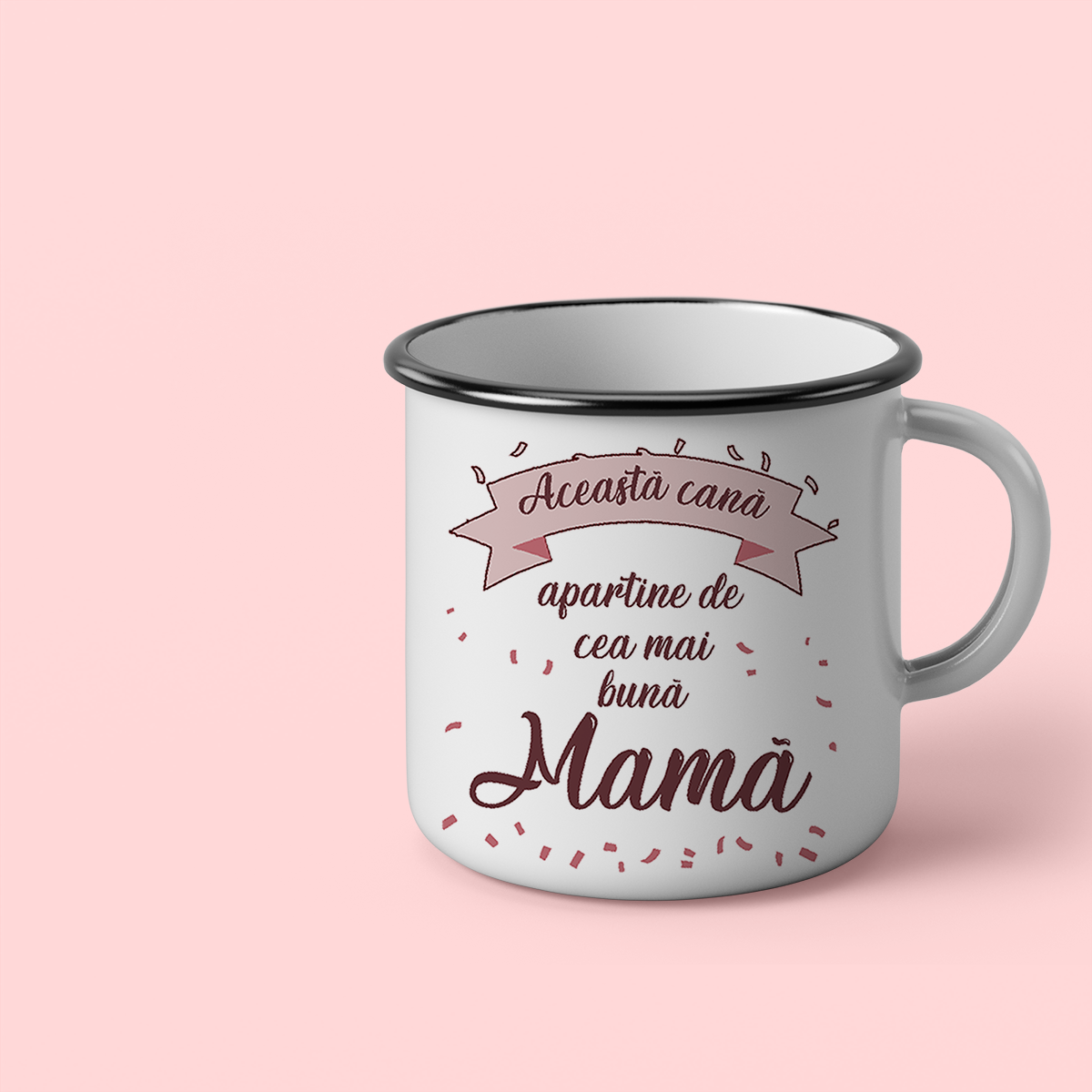 Cana personalizata cu mesaj Asa arata o mama extraordinara Cana emailata, 260 ml