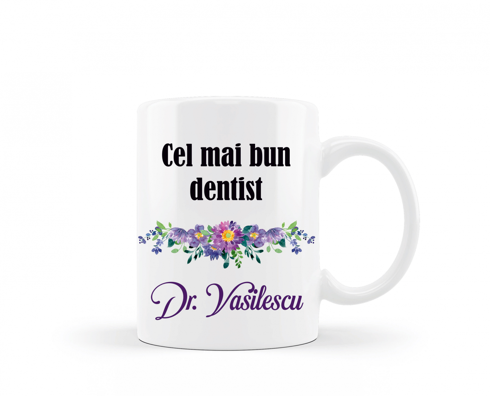 Cana personalizata pentru dentist